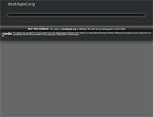 Tablet Screenshot of note.deathgod.org